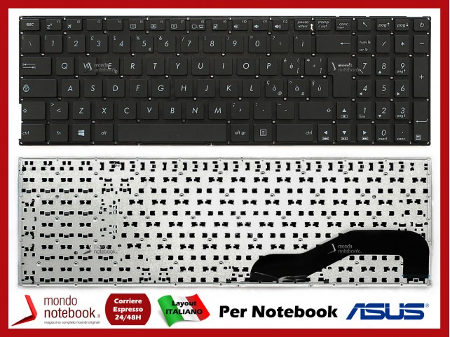 Tastiera Notebook ASUS X540 F540 K540 X540l X540LA X540LJ (NERA)