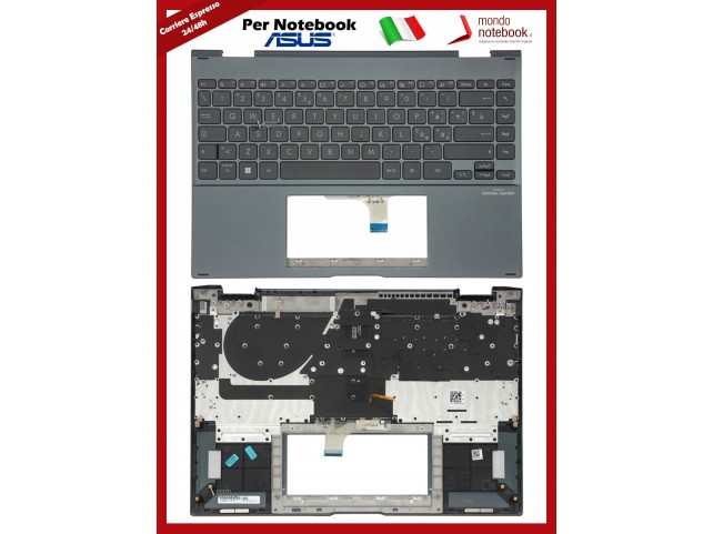 Tastiera con Top Case ASUS UX363 UX363JA Layout Italiano Retroilluminata