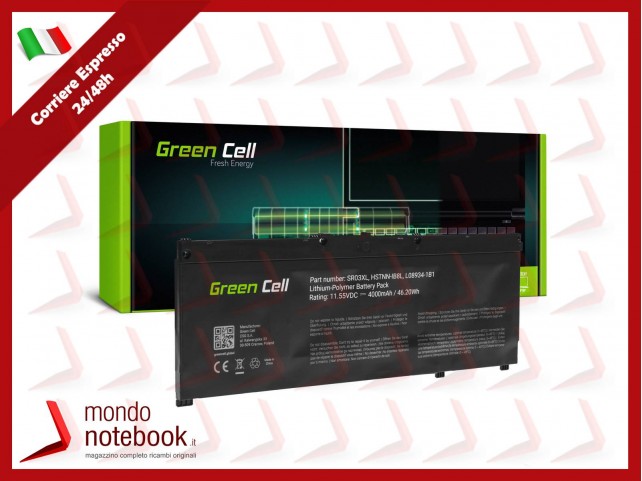 Battery Batteria Green Cell SR03XL for HP Omen 15 15-DC 17 17-CB 17-CB0006NW 17-CB0014NW Pavilion Ga