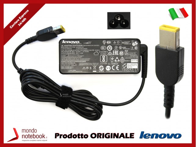 Alimentatore Originale Lenovo Thinkpad 45W 20V 2,25A (4,5mm x 11mm) 3P