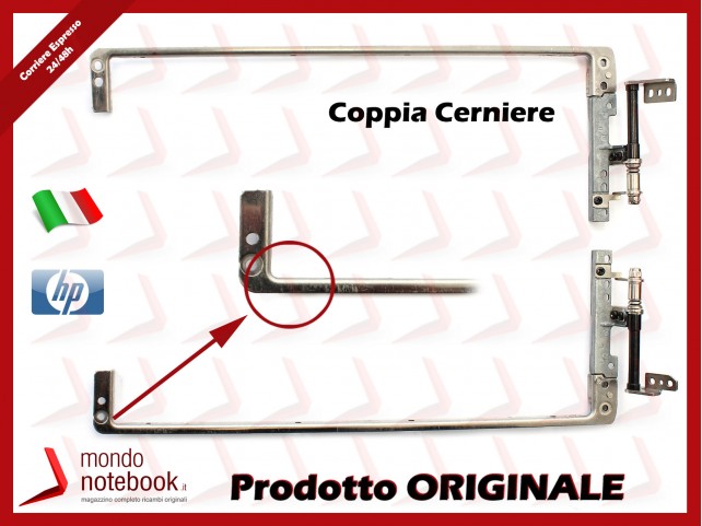 Cerniere Hinges HP DV6 15,6' LED/LCD (COPPIA) Versione 2