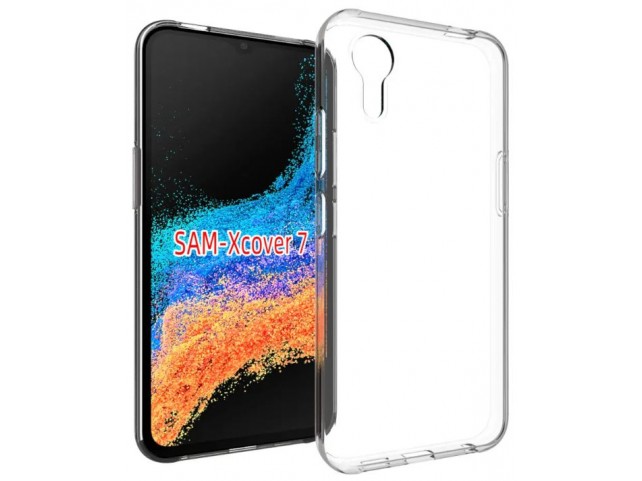 eSTUFF LONDON Galaxy Xcover7 Clear  Cover. Material: TPU