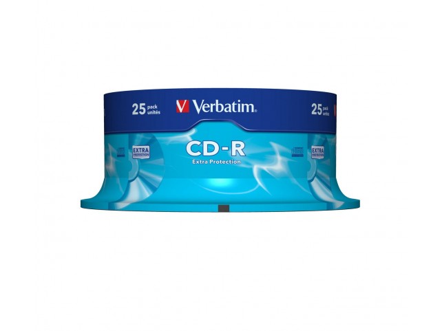 Verbatim CD-R 52X Extra Protect. 700MB  25 Pack