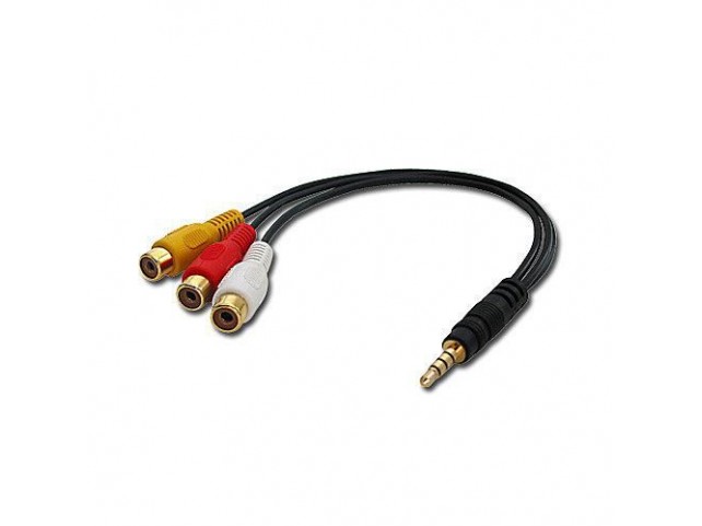 Lindy AV Adapter Cable - Stereo &  Composite Video