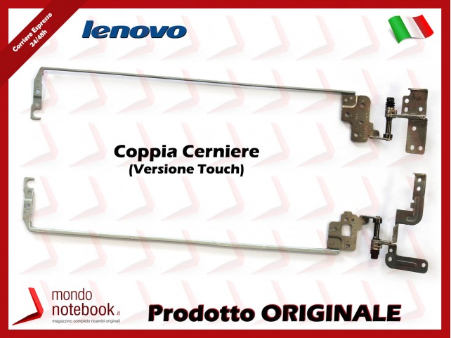 Cerniere Hinges LENOVO IdeaPad 500-15 G51-70 G51-80 Versione Touch (Coppia)