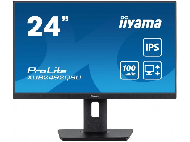 iiyama 24" ETE IPS,2560x1440@100Hz  QHD, 0,5ms,FreeSync,15cm Adj.