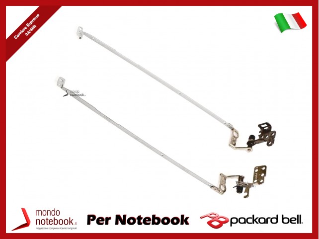 Cerniere Hinges PACKARD BELL EasyNote TS44HR TS11 Series (COPPIA)