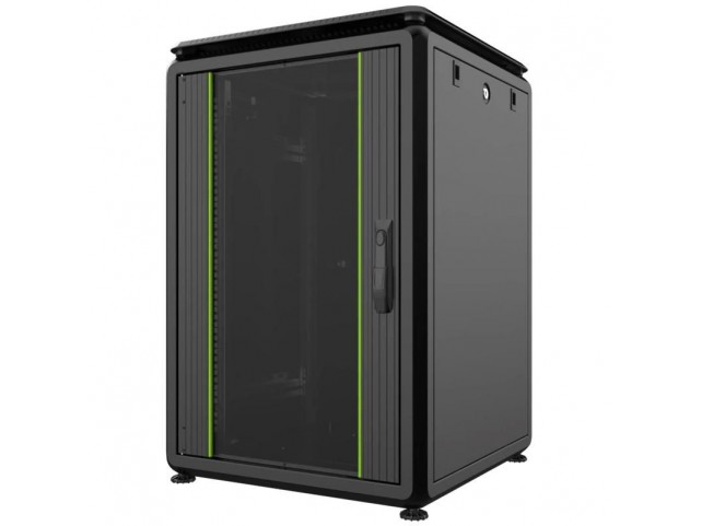 Lanview 19'' 16U Rack Cabinet 600 x  600 x 897mm Data Line - Black