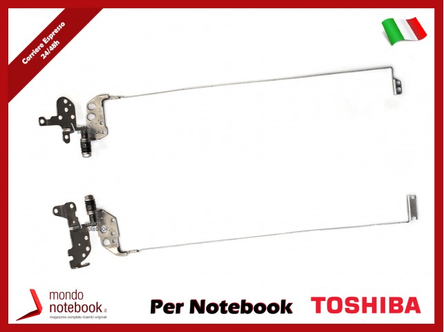 Cerniere Hinges TOSHIBA L50-A (Versione NON Touch) (Coppia)