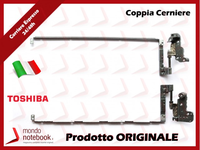 Cerniere Hinges TOSHIBA Satellite A300 A305 (COPPIA)