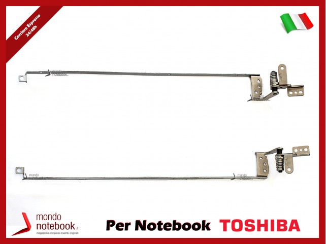 Cerniere Hinges TOSHIBA Satellite C650 C655 L650 (COPPIA)