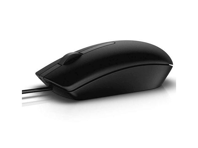 Dell Ms116 Mouse Ambidextrous Usb  Type-A Optical 1000 Dpi