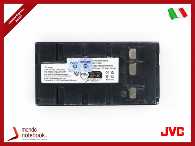 Batteria PowerQ per JVC GR-1U 4200mAh 6.0V P/N BN-V11U