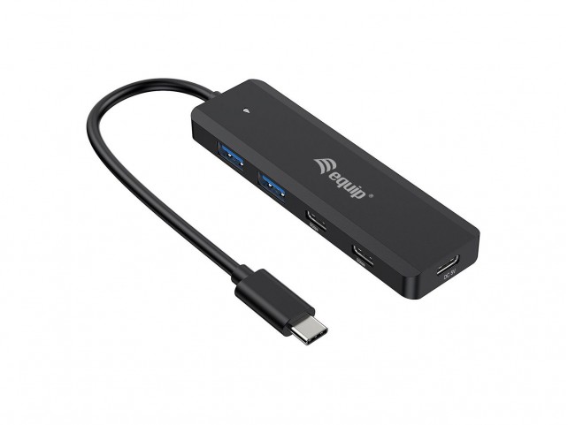 Equip Usb-C 4-Port Usb 3.2 Gen 1  Hub, Usb-C X 2, Usb-A X 2