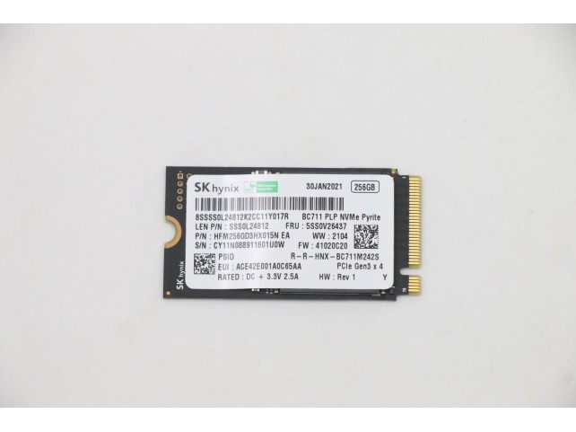 Lenovo SSD_ASM 256G M.2 2242 PCIe3x4  