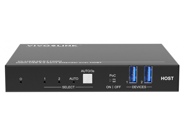 Vivolink 100m USB 3.2 Gen1 Extender  over HDBT Host