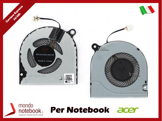 Ventola Fan CPU ACER Aspire A515-51G A517-51 (Cavo Corto)