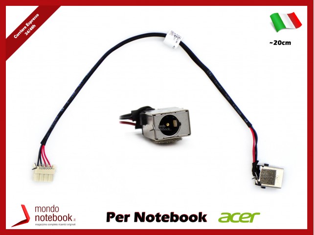 Connettore di Alimentazione DC Power Jack ACER Aspire A315-21 A315-21G A315-31 (~20 Cm)