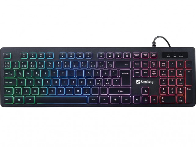 Sandberg Gamer Keyboard Stealth NORDIC  Gamer Keyboard Stealth NORDIC