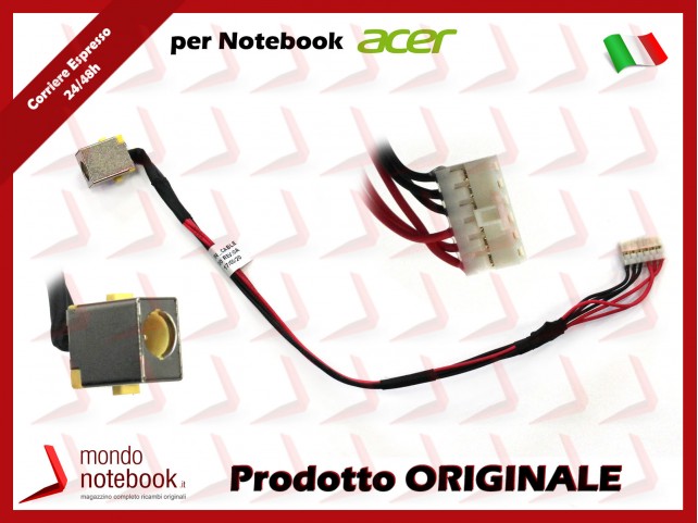 Connettore di Alimentazione DC Power Jack ACER PJ1097 Aspire A315-41G  A515-41G