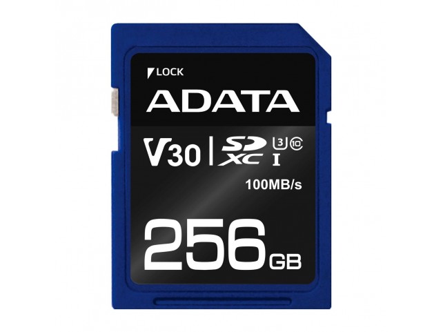 ADATA 256GB SDXC UHS-I U3 V30S  