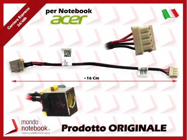 Connettore di Alimentazione DC Power Jack ACER Aspire E5-523G E5-575 E5-576 F5-573G