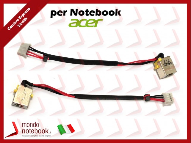 Connettore di Alimentazione DC Power Jack ACER Aspire ES1-522 ES1-520 ES1-511