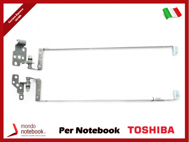 Cerniere Hinges TOSHIBA Satellite L750 L750D L755 L755D (COPPIA)