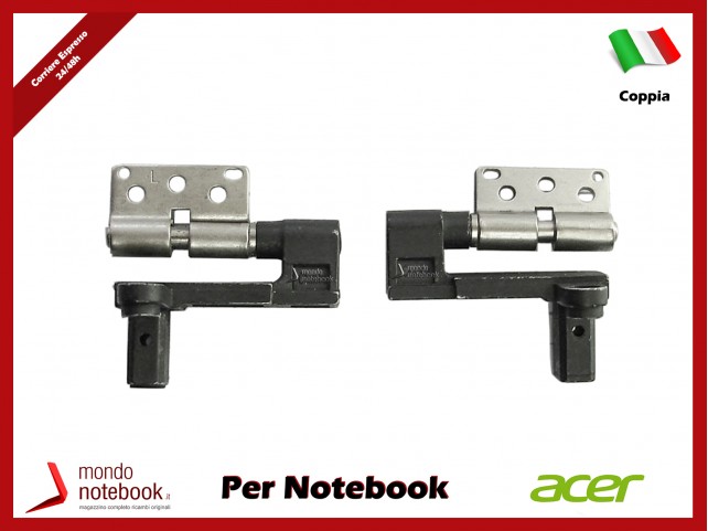 Cerniere Hinges ACER Extensa 5610G 5610 5210 15,4" (COPPIA)