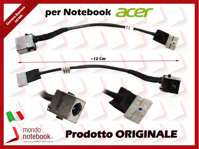 Connettore di Alimentazione DC Power Jack ACER Aspire V5-122P V5-132 V5-132P