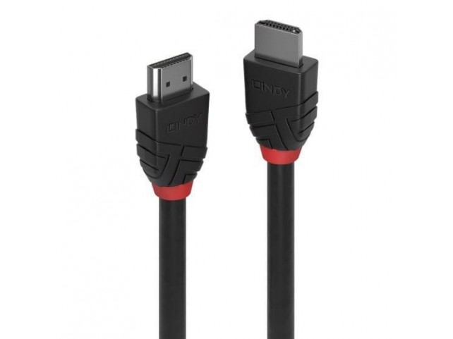 Lindy 1m 8K60Hz HDMI Cable, Black  Line