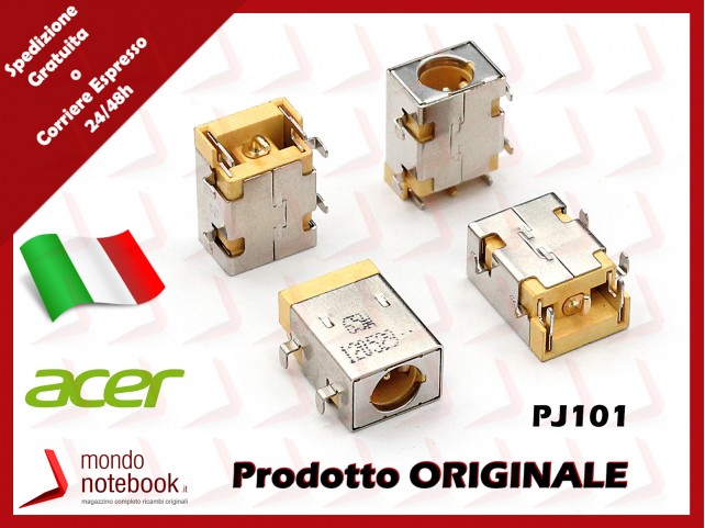 Connettore di Alimentazione DC Power Jack ACER PJ101 Aspire 4738 4738Z 4738G 4738ZG 4253 4253G