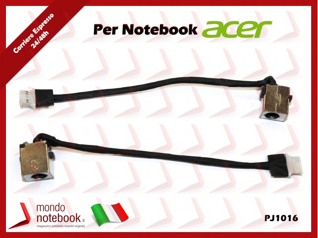 Connettore di Alimentazione DC Power Jack ACER PJ1016 ES1-512 ES1-531 ES1-571