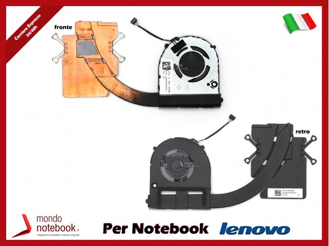 Dissipatore e Ventola Heatsink Fan CPU Lenovo Yoga C640-13IML 5H40S19980