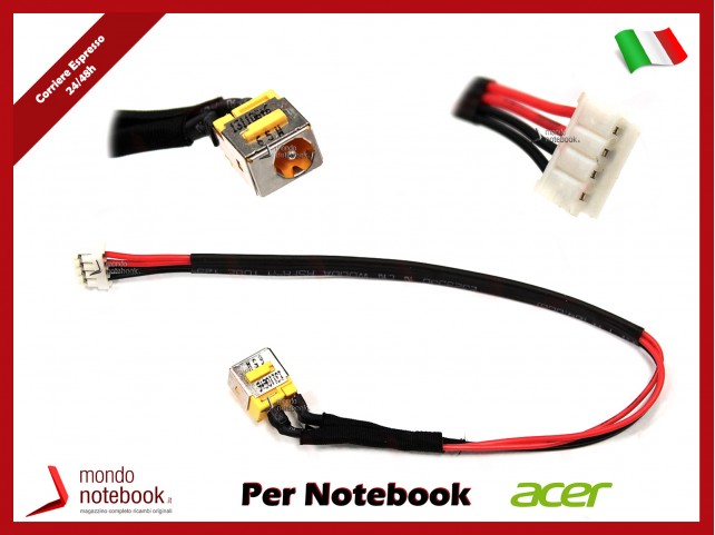 Connettore di Alimentazione DC Power Jack ACER PJ256 Aspire 8920 8930 8930G