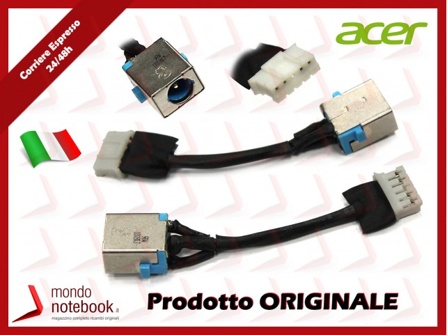 Connettore di Alimentazione DC Power Jack ACER PJ431 1,65mm Aspire 4741 7741 7551 7752G