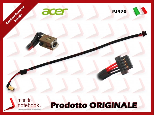 Connettore di Alimentazione DC Power Jack ACER PJ470 Iconia Tab A500