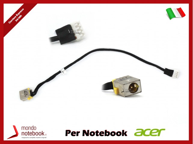 Connettore di Alimentazione DC Power Jack ACER PJ649 Aspire V3-771G V3-731G