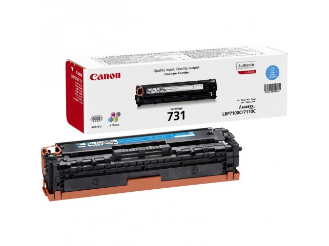 Canon Toner 731C  731, 1500 pages, Cyan, 1 pc(s)