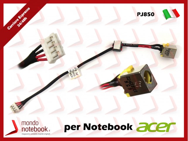 Connettore di Alimentazione DC Power Jack ACER PJ850 Acer Aspire E1-571 E1-571G