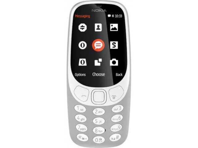 Nokia 3310 DUAL SIM GREY 3310, Bar,  6.1 cm (2.4"), 2 3310, Bar,