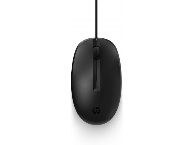 HP 125 - Mouse - wired - USB -  black (pack of 120) 125 125