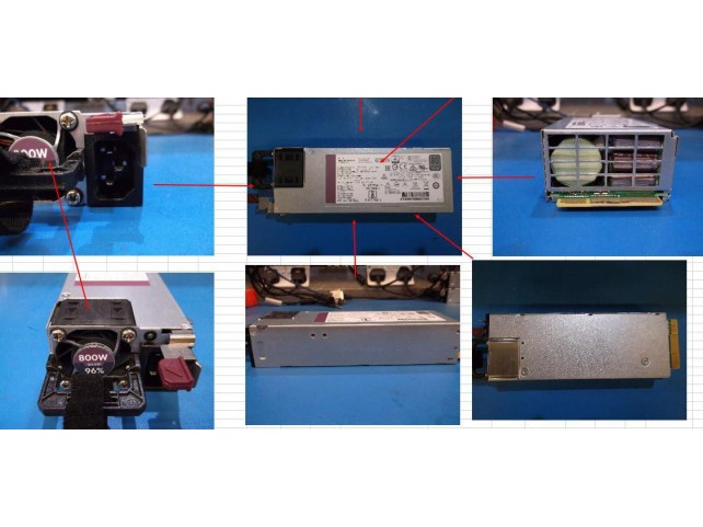 Hewlett Packard Enterprise SPS-PS, 1U 12V 800W HTPLG HE-T  PLC