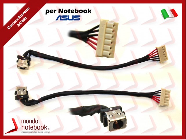 Connettore di Alimentazione DC Power Jack ASUS FX504GD FX504GE