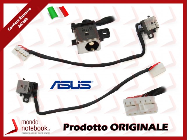 Connettore di Alimentazione DC Power Jack ASUS PJ889 G551 N551 Series (~13 Cm)