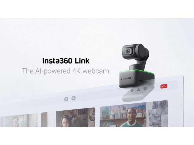 Insta360 Link 4K Webcam 1080 Mp 3840 X  2160 Pixels Usb Black, Green