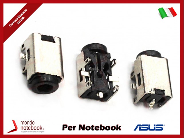 Connettore di Alimentazione DC Power Jack ASUS PJ163 EeePC 1001 1005 1101 1201 1005HA