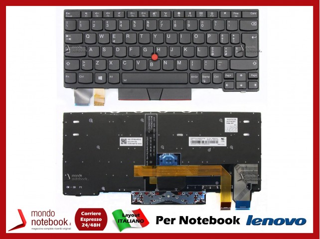 Tastiera Notebook Lenovo Thinkpad X280 A285 X395 X390 L13 Yoga L13