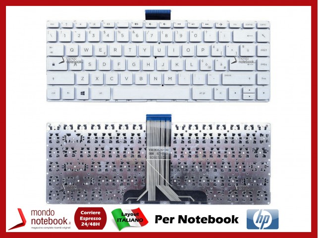Tastiera Notebook HP STREAM 14-AX 14-CB Italiana (Bianca)