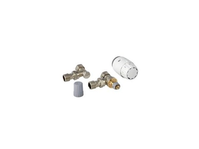 Danfoss RAS-C2 Radiator Pack  15MM ANGLE+LOCKSHIELD